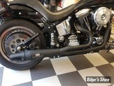 - ECHAPPEMENT  REDTHUNDER - SOFTAIL 86/17 - 2 into 1 Exhaust System - RACING - NOIR CERAKOTE - HD1609400BBB