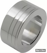 ENTRETOISE D'AXE DE ROUE - DIAMETRE INTERNE : 25 MM - LONGUEUR : 16.50 MM - OEM 43522-08 - CHROME - LA PIECE