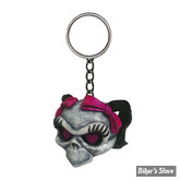 PORTE CLEFS - LETHAL THREAT - GIRL SKULL - NEUF - NI REPRIS - NI ÉCHANGÉ