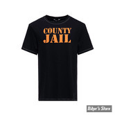 -TEE-SHIRT - KING KEROSIN - County Jail t-shirt - NOIR - TAILLE M