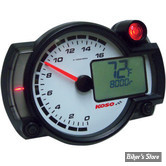 -  KOSO - COMPTEUR / COMPTE TOURS MULTI FONCTIONS KOSO - RX2NR + GP Style Tachometer 16000 RPM - BA015010