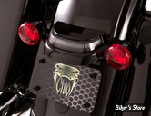 ECLATE O - PIECE N° 06 - FEU ARRIERE DE GARDE BOUE - FLHX/FLHXS/FLTRX/FLTRXS 14UP - CIRO - CROWN TAIL LIGHT WITH LIGHTSTRIKE™ LIGHTING - CORPS: NOIR / CABOCHON : FUMÉ - 40154