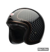 - CASQUE JET - BELL - Custom 500 - RSD CHECK IT - COULEUR : NOIR / OR BRILLANT - TAILLE : XL