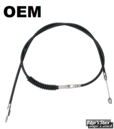 CABLE D'EMBRAYAGE POUR BIGTWIN 87/06 - LONGUEUR : 150.00 CM - OEM 38607-87 / A / 38601-89 / A - BARNETT - 59 + 0 - Noir 