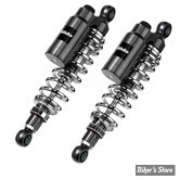 AMORTISSEURS - 11.5" / 290MM - BITUBO - SPORTSTER 04UP - WMT SERIE - WMT DUAL SHOCK ABSORBER SET - PIGGYBACK - WMT03 - CHROME / NOIR