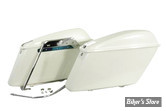 ECLATE S - PIECE N° 66 - SACOCHES REPLICA - FL 77/84 - OEM 90849-77 / 90749-77E - Replica White Saddlebag Set - AVEC SUPPORTS - BLANC