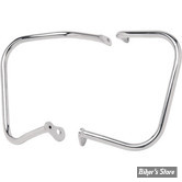 BARRE DE SACOCHES / PARE CHUTE ARRIÈRE - FL 4 speed 67/84 - OEM 49137-67 / 49137-67B - Ø 7/8” -TWIN - CHROME