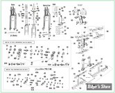  ECLATE N - PIECE N° 00 - ECLATE DES PIECES DE FOURCHE - SPRINGER CLASSIQUE 1930 / 1957 (FOURCHE ET COMPOSANTS)