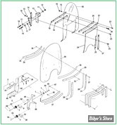  ECLATE PB - PIECE N° 00 - ECLATÉ DE PIÈCES DE PARE-BRISE - SOFTAIL FLST 1986/2017