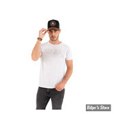 -TEE-SHIRT - VON DUTCH - BOSS LOGO T-SHIRT - BLANC - TAILLE M