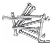 VIS TETE BOMBEE 3/8"-16 X 51.00MM / 2" - ALLEN - CHROME - LE PAQUET DE 10 PIECES