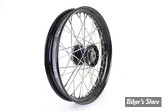 18 x 2.15 - ROUE ARRIERE OU AVANT 40 RAYONS - REPLICA - 36/66 - OEM 40981-40 - KH Type Front or Rear Wheel - MOYEU : NOIR / VOILE : NOIR / RAYONS : INOX