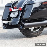 SILENCIEUX S&S - GNX Slip-On Mufflers - TOURING 17/23 - FINITION : NOIR GUARDIAN / EMBOUTS : TUXEDO NOIR - 550-0990