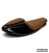 COQUE ARRIERE - UNIVERSELLE - C-RACER - CAFE RACER - NEO CLASSIC - SCR7.2 - CUIR SYNTHETIQUE - SELLE : MARRON