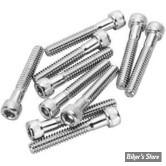 VIS TETE ALLEN / BTR - 3/8-16 X 57.00MM / 2 1/4" - COLONY - CHROME - LE PAQUET DE 10 PIECES