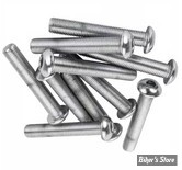 VIS TETE BOMBEE 3/8"-24 X 57.00MM / 2 1/4" - ALLEN - CHROME - LE PAQUET DE 10 PIECES