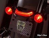 ECLATE O - PIECE N° 06 - FEU ARRIERE DE GARDE BOUE - FLHX/FLHXS/FLTRX/FLTRXS 14UP - CIRO - CROWN TAIL LIGHT WITH LIGHTSTRIKE™ LIGHTING - CORPS: NOIR / CABOCHON : ROUGE - 40174