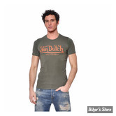 -TEE-SHIRT - VON DUTCH - SLIM FIT T-SHIRT - VERT - TAILLE M