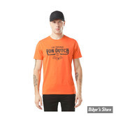 -TEE-SHIRT - VON DUTCH - ORIGINAL T-SHIRT - ORANGE - TAILLE M