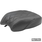 SELLE SOLO - SOFTAIL FLHC / FLDE 18UP - MUSTANG - WIDE TRIPPER - DIAMOND STITCH - NOIR : POUF PASSAGER - 83009