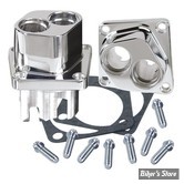 ECLATE J - PIECE N° 00 - KIT EMBASES DE POUSSOIRS - EVO 84/99 / V-SERIE - S&S - 106-5428 - CHROME