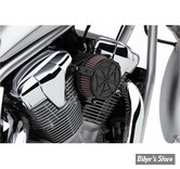 FILTRE A AIR - COBRA - POWRFLO AIR INTAKE - YAMAHA BOLT XVS950 - CROIX - NOIR - 06-0267-02B-SB