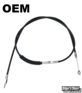 CABLE D'EMBRAYAGE POUR SPORTSTER 86UP - LONGUEUR : 160.00 CM - OEM 37000041 - DRAG SPECIALTIES - NOIR - (NEUF: NI REPRIS, NI ECHANGEE)