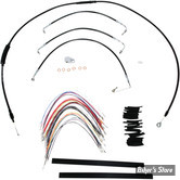 +13" - KIT CABLES ET FAISCEAU DE GUIDON RALLONGES - TOURING FLHT/FLHX 08/13 - +13 - B30-1032 - (NEUF: NI REPRIS, NI ECHANGEE)