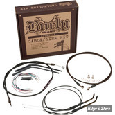 +13" - KIT CABLES ET FAISCEAU DE GUIDON RALLONGES - TOURING FLHX/FLHT/C/U 08/13 SANS ABS - +13" - NOIR - (NEUF: NI REPRIS, NI ECHANGEE)