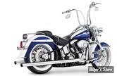 -  ECHAPPEMENT THORCAT / FREEDOM PERFORMANCE - SOFTAIL 103CI 07/16  - BLUE-PROOF STRAIGHTS - LONGUEUR : 39" - CHROME / NOIR SCUPLTÉ - HOMOLOGUÉ ECE