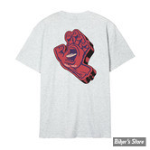 -TEE-SHIRT - SANTA CRUZ - Screaming Foam Hand - athletic heather - TAILLE : M