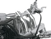 RISERS BARON CUSTOM ACCESSORIES - KICKBACK - CHROME - (NEUF: NI REPRIS, NI ECHANGEE)