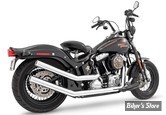 -  ECHAPPEMENT THORCAT / FREEDOM PERFORMANCE - SOFTAIL 96CI 07/16 - UPSWEEP - CHROME / EMBOUTS : CHROME STAR - HOMOLOGUÉ ECE