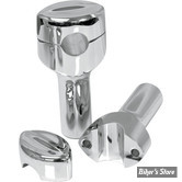 RISERS LA CHOPPERS - MOHAWK - HAUTEUR -100MM / 4" - DROIT - CHROME - (NEUF: NI REPRIS, NI ECHANGEE)