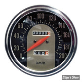 ECLATE A1 - PIECE N° 25 - 2.24:1 - COMPTEUR - FAT BOB - RAPPORT : 2.24:1 - EN MPH -  62/67 Electra Face - EN Miles/H - Noir/Doré - (NEUF: NI REPRIS, NI ECHANGEE)