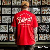 - TEE-SHIRT - BILTWELL - Quality goods pocket t-shirt - RED / ROUGE - TAILLE M