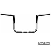 - GUIDON FAT LA CHOPPERS - Twin Peaks Touring Handlebar - 32MM / 1"1/4 - FLHX 2024UP / FLHXSE 23UP - HAUTEUR : 30,50 CM / 12" - NOIR BRILLANT - LA-7367-12B