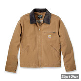 BLOUSON - CARHARTT - RELAXED FIT DUCK DETROIT - MARRON - TAILLE S