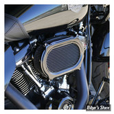 - KIT FILTRE A AIR A.NESS - MILWAUKEE EIGHT TOURING 17UP / SOFTAIL 18UP - STAGE 2 OVAL UPGRADE AIR CLEANER KIT VENTILATOR - NOIR - 600-184