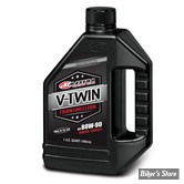 HUILE DE BOITE DE VITESSE - 80W90 - MAXIMA - MAXIMA RACING OILS, V-TWIN TRANSMISSION/GEAR OIL 80W90 - LE BIDON DE 1 LITRE