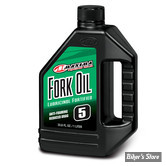 HUILE DE FOURCHE - 5W - MAXIMA - MAXIMA RACING OILS, FORK OIL 5W - LE BIDON DE 1 LITRE