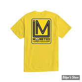 - TEE-SHIRT - LOSER MACHINE COMPANY X MOONEYES - Race track t-shirt  - YELLOW / JAUNE - TAILLE S