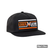  CASQUETTE - LOSER MACHINE - Linear cap - BLACK - TAILLE : UNIQUE