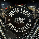 S&S - ECLATE A - PIECE N° 20 - STEALTH S&S SUPERSTOCK : COUVERCLE D'ÉPURATEUR D'AIR -  INDIAN LARRY -BK/NY AIR CLEANER COVER - ALU / NOIR BRILLANT 