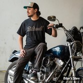 -TEE-SHIRT - BILTWELL - Script Grey T-shirt - BLACK / NOIR