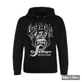 - SWEAT SHIRT A CAPUCHE - GAS MONKEY - Dallas Texas hoodie - BLACK - TAILLE M