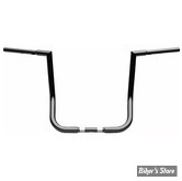 - GUIDON FAT LA CHOPPERS - Twin Peaks Touring Handlebar - 32MM / 1"1/4 - FLHX 2024UP / FLHXSE 23UP - HAUTEUR : 40,50 CM / 16" - NOIR BRILLANT - LA-7367-16B