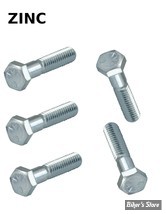 VIS TETE HEXAGONALE - 1/4"-20 X 76.20MM / 3" - HEXAGONALE - ZINC - LE PAQUET DE 5 PIECES