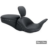 SELLE  MUSTANG - TOURING 08/23 - LOWDOWN TOURING SEAT - AVEC DOSSIER - CLOUTEE NOIR - 79705