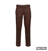 PANTALON - DICKIES - 873 - SLIM STRAIGHT WORK PANTS - COULEUR : DARK BROWN - TAILLE 32/32 - NEUF - NI REPRIS - NI ÉCHANGÉ -